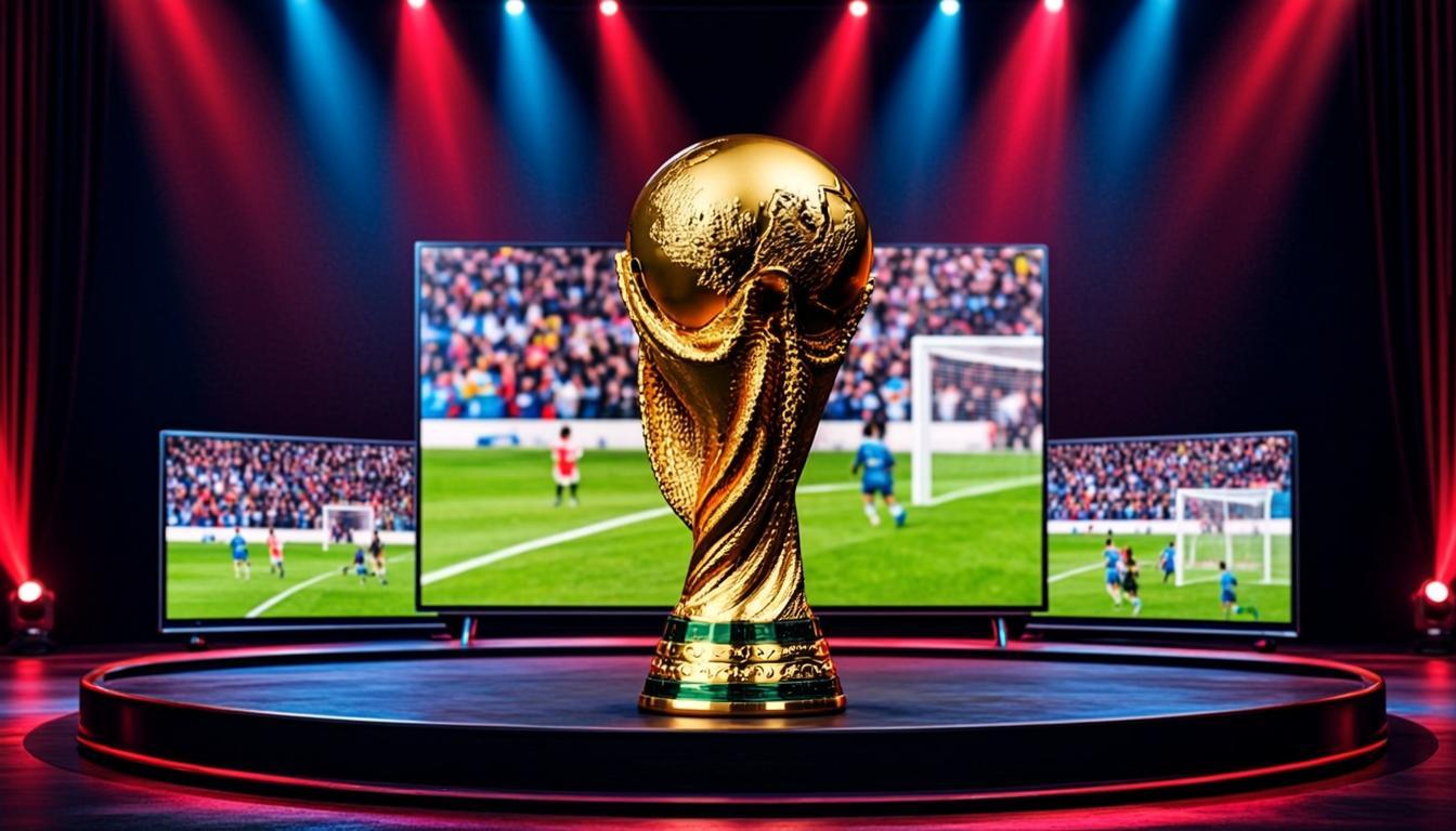 Podium du meilleur abonnement IPTV France 2026 avec écrans et trophée